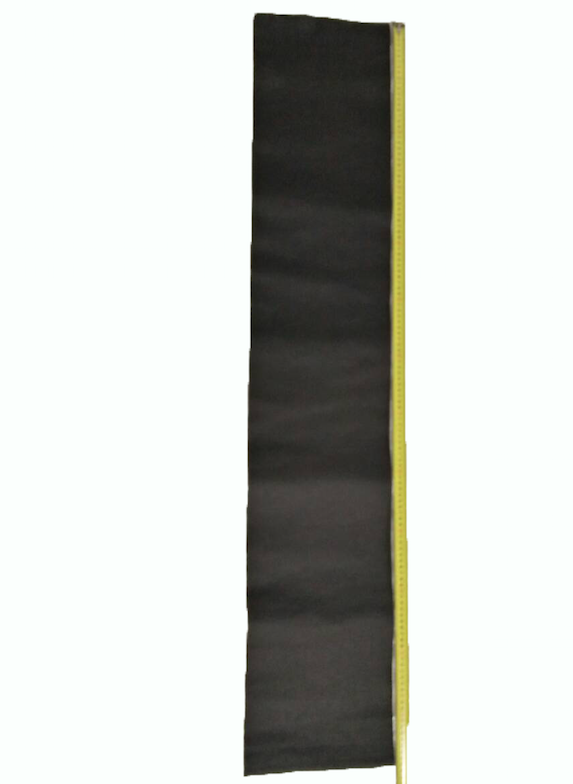Black leather piece for covering lower part of dashboard for Pallas 64-67 (1300 x 250) Citroën ID/DS