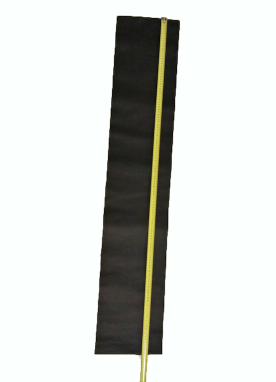 Black leather piece for covering lower part of dashboard for Pallas 64-67 (1300 x 250) Citroën ID/DS