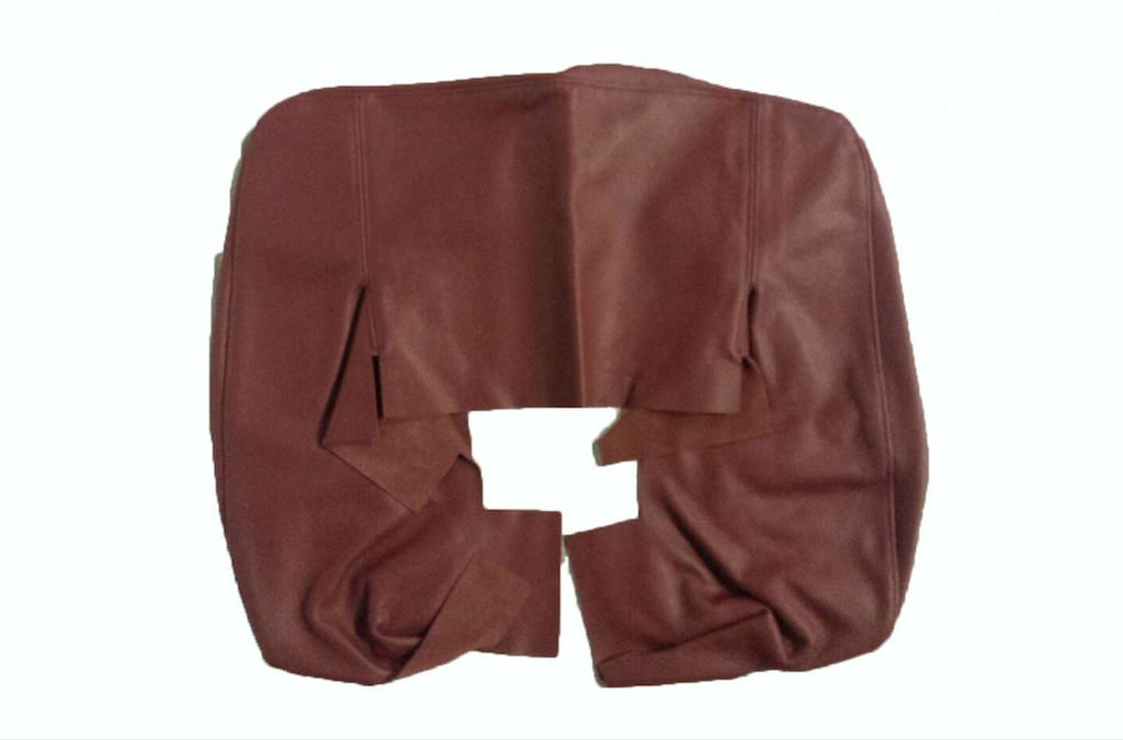 Original front seat cover red leather (seat back closing panel and head rest cover) Citroën SM