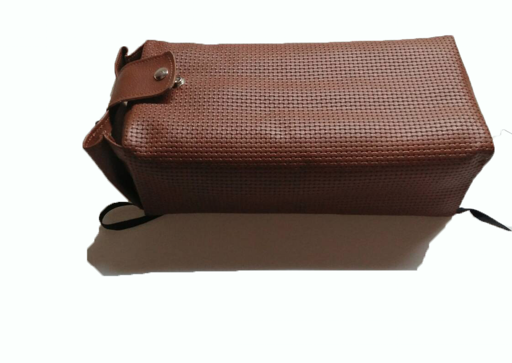 Central armrest brown pvc for Dyane Ami Visa etc Citroën 2CV