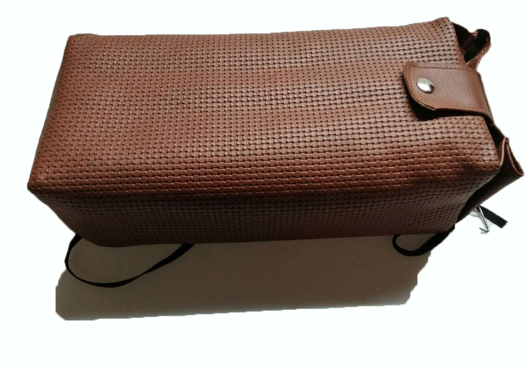 Central armrest brown pvc for Dyane Ami Visa etc Citroën 2CV