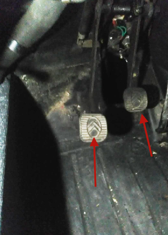 Pedal rubber clutch pedal Break pedal ID Citroën ID/DS