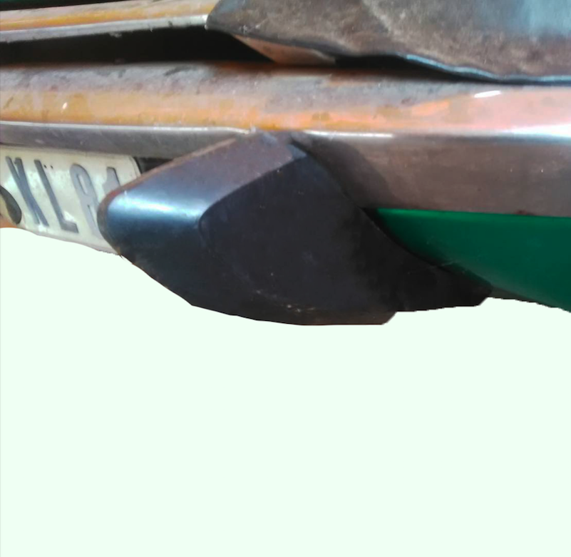 Stoßstangengummi (punktförmig) des vorderen Stoßfängers, rechte Seite, für 69er Citroën ID/DS