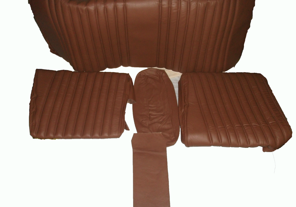 Rear bench cover brown leather Citroën ID/DS