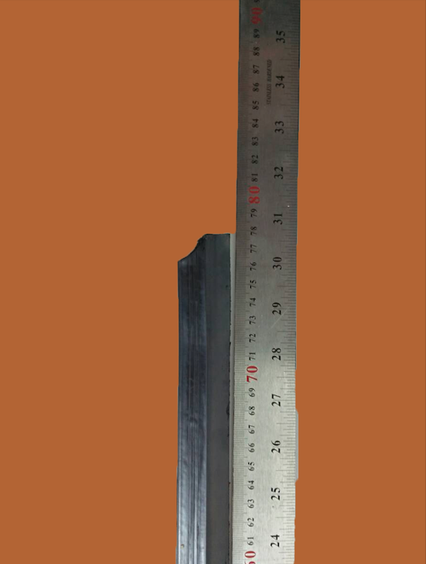 Sealing strip for the exterior front door window Citroën ID/DS